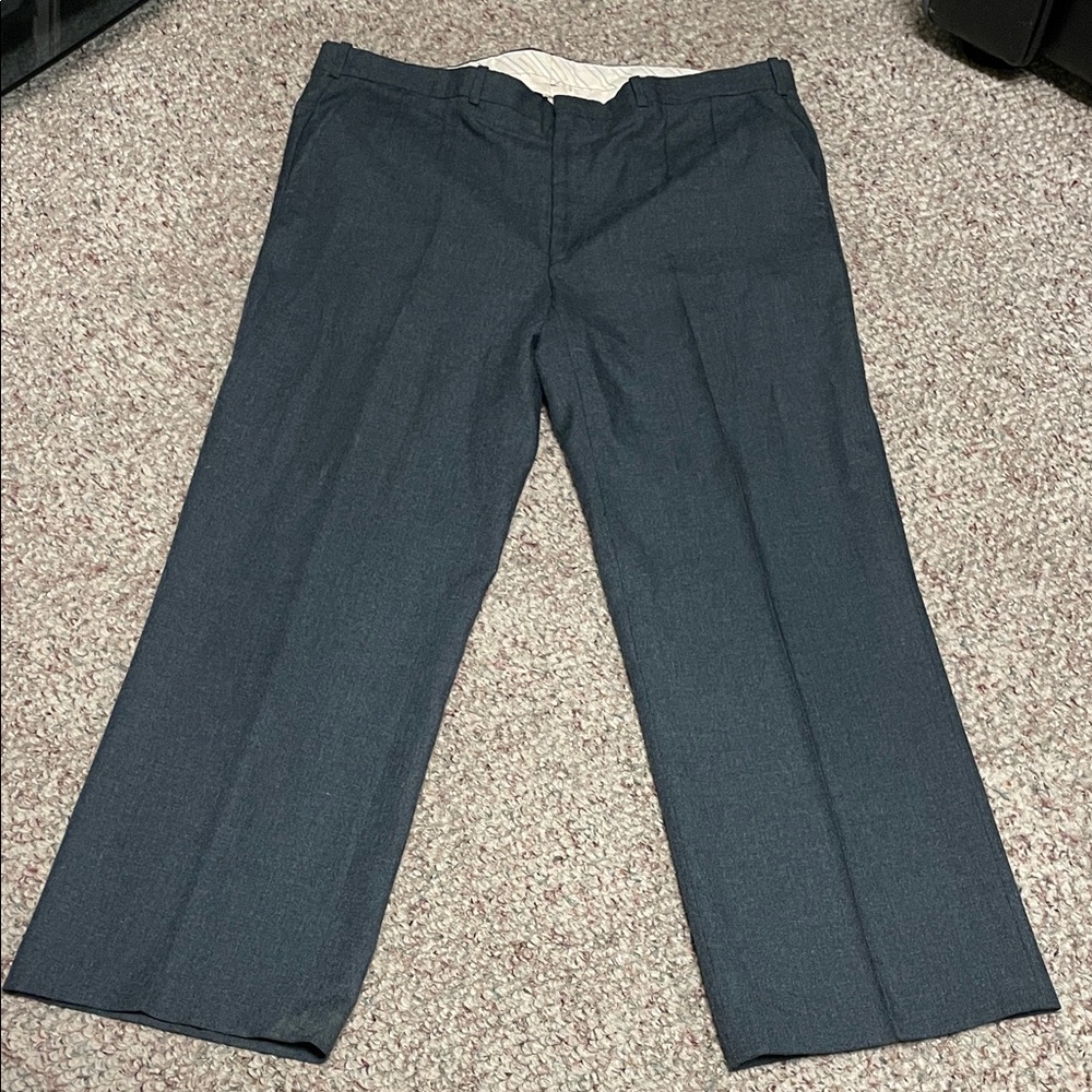 Vintage Pierre cardin Men's Gray Dress Pants